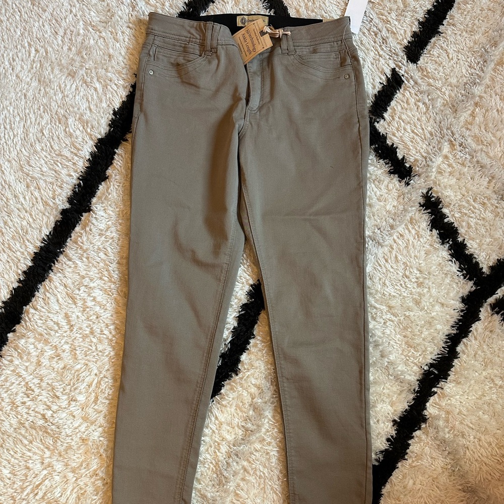 Democracy Khaki Skinny Pants size 12 NWT